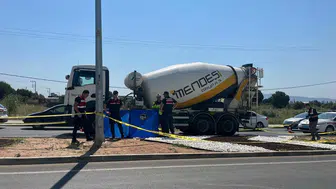 Aydın'da beton mikseri dehşeti