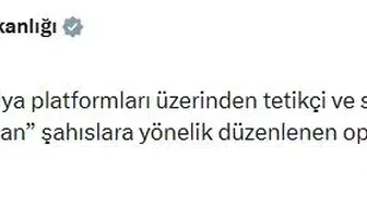 Sosyal medyada suç örgütü öven 216 kişiye operasyon