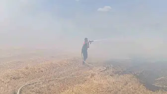 Keşan’da tarlalar küle döndü