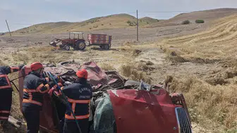 Çankırı yolunda iki araç çarpıştı 3 kişi yaşamını yitirdi