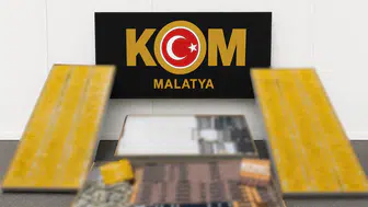 Malatya polisi kaçak tütün operasyonunda büyük bir sevkiyata engel oldu