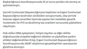 On Yıllık Faili Meçhul Cinayeti DNA İzi Çözdü