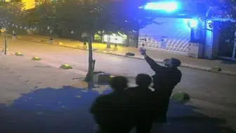 Eskişehirde sokak lambası hırsızlığı kamerada