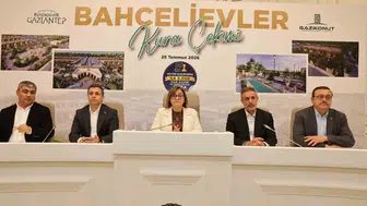Gaziantep’te bahçeli ev hayali kuran 5 bin kişi için kura çekildi