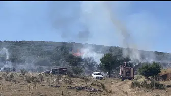 Arıcının bir kıvılcımı Denizli’de ormanı ateşe verdi