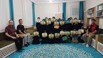 Emirdağlı öğrenciler geleneksel sanatlarla moral depoladı