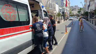 Manavgat'ta yayaya çarpan motosikletli olay yerinden kaçtı