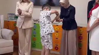 Olena Zelenska Ankara’da savaş mağduru çocuklarla buluştu