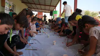 Diyarbakırlı çocuklar için sanat kapıya geliyor