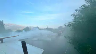 Antalya’da yemek yaparken çıkan kıvılcımlar evi kül etti