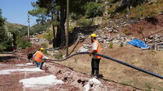 Marmaris Osmaniye’de su hattı krizine kalıcı çözüm
