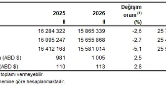 Türkiye'nin turizm geliri ikinci çeyrekte düşüşe geçti