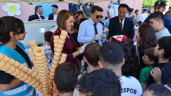 Tunceli'de sosyal medya üzerinden gelen dondurma daveti karşılık buldu