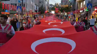 Tekirdağ 15 Temmuz için meydanlara indi
