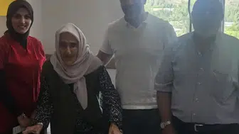 Bayburt’ta 100 yaşındaki hastayı ayağa kaldıran başarı