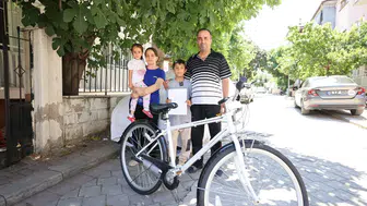 Denizli’de çocukların mektubu bisiklete dönüştü