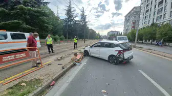Eskişehir’de trafik kazası sonrası otomobilde şüpheli kurşun izleri bulundu
