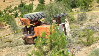 Karaman'da traktör kazası can aldı