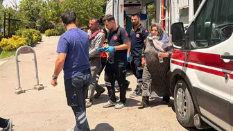 Adıyaman Kahta'da otomobil takla attı dört kişi yaralandı