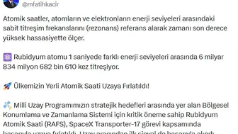 Türkiye uzayda zamanı artık kendi teknolojisiyle ölçecek