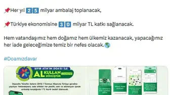 Plastik şişeleri paraya dönüştüren sistem Türkiye genelinde başlıyor