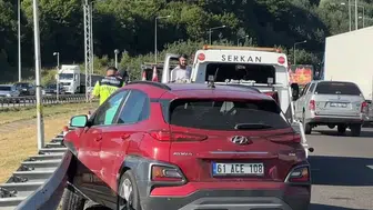 Bolu Dağı Tüneli girişinde trafik kazası 2 yaralı