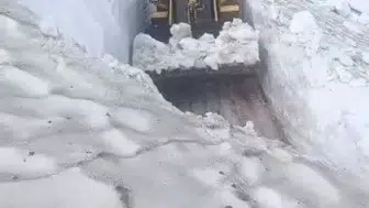 Kars yaylalarında temmuz ayında kıştan kalma görüntüler