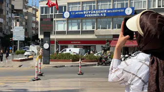 Aydın Efeler'de termometreler 5 dakikada kavurdu
