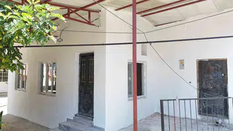 Nazilli Aksu'da unutulan köy konağı yeniden hayat buldu