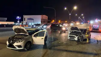 Arsuz’da kavşak kazası iki kişiyi hastanelik etti