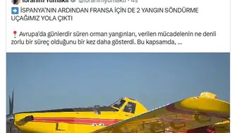 Fransa orman yangınları için Türkiye'den yardım istedi