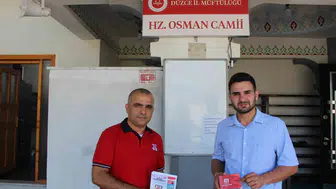 Düzce’de 112 bilinci için cami ve kurslara çıkarma yaptılar