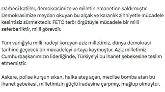 AK Parti Sözcüsü Ömer Çelikten 15 Temmuz vurgusu