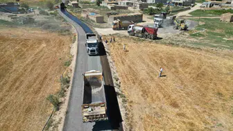 Suruç sınır hattındaki mahalleler elli yıl sonra asfalta kavuştu