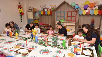 Kepezli çocuklar yaz tatilini sanat atölyelerinde değerlendiriyor