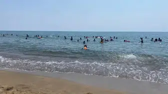 Adanalı çocuklar Silifke kıyılarında yazı doyasıya yaşıyor