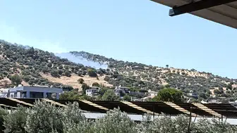 Bozdoğan’da korkutan yangın büyümeden söndürüldü