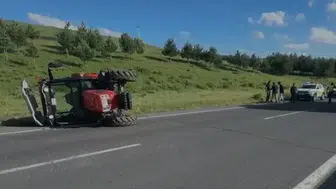 Ardahan’da traktör kazası cana değil mala geldi