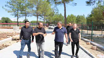 Aksu Belediye Başkanı İsa Yıldırım şantiyeleri denetledi