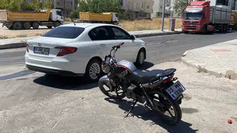 Elazığ’da motosiklet kazası sonucu bir kişi hastanelik oldu