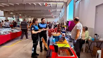 Bilecik pazarında dolandırıcılara karşı uyarı mesaisi