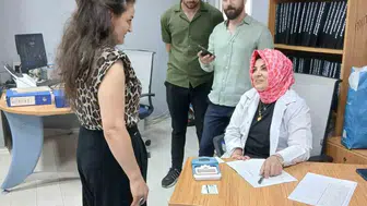 Düzce’de masabaşı çalışanlara sağlık taraması yapıldı