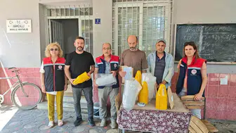 Nazilli çiftçisine sinek tuzağı desteği