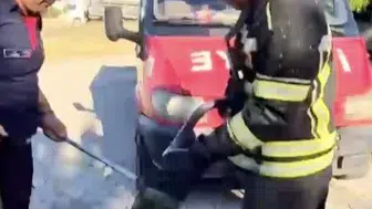 Osmaniye'de bahçeye giren yılan ekipleri terletti