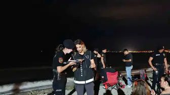 Tekirdağ sahilinde polis denetimi