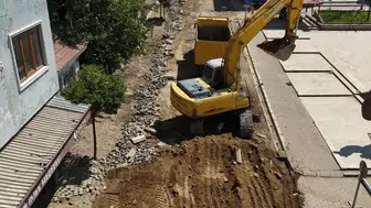 Yenipazar’da bozuk yollar için düğmeye basıldı