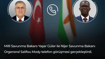 Bakan Güler ve Nijerli mevkidaşı telefonda savunma stratejilerini konuştu