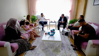 Başkan Dal şehit ailesini evinde ziyaret etti