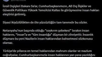 Ömer Çelikten İsrailli bakana sert tepki