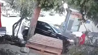 Bodrumda sokak ortasında vahşi kaza
